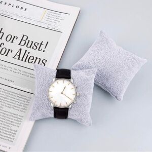 Set of (2) NEW Bracelet & Watch Pillow Display Holder Organizer for Jewelry